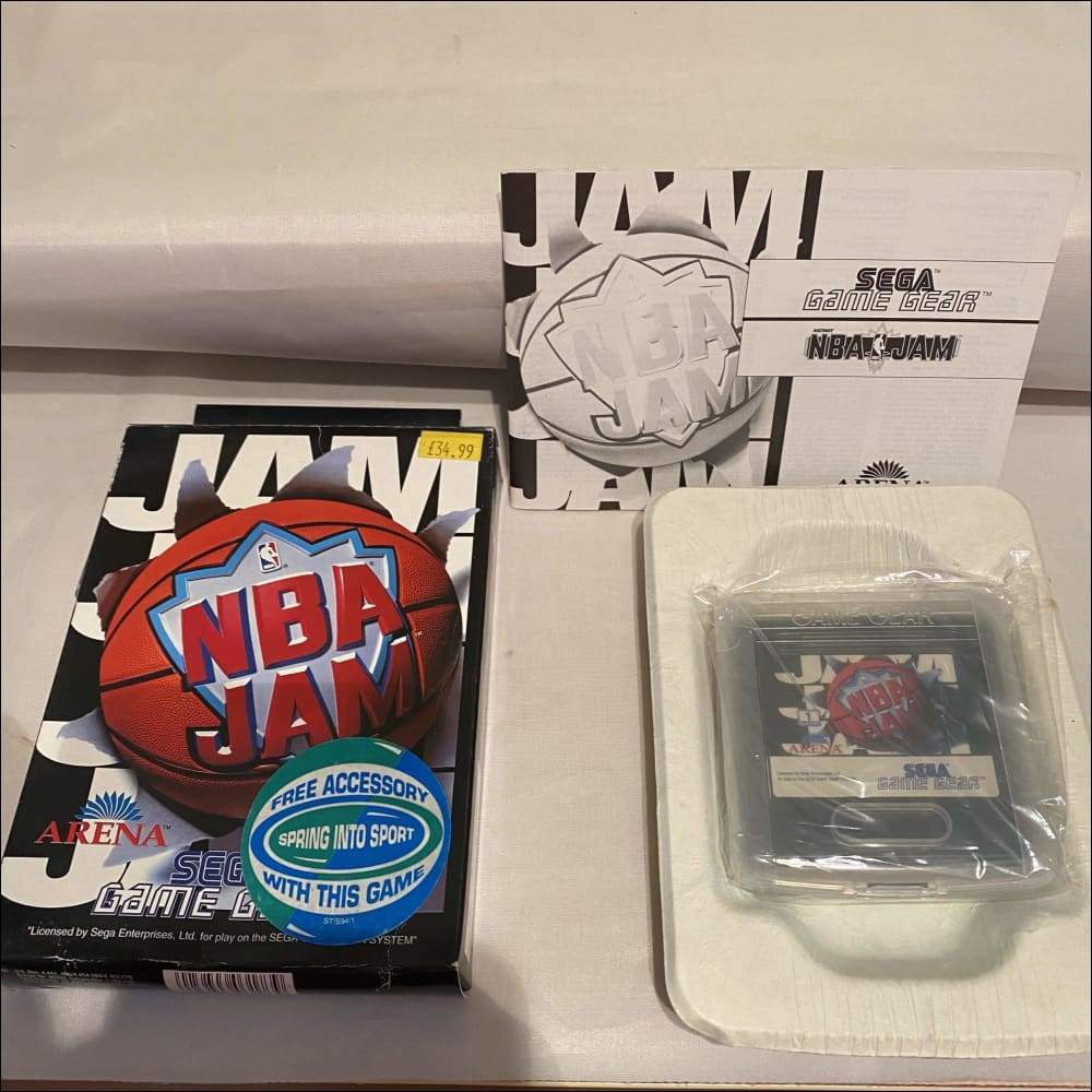 Buy NBA Jam Sega game gear game complete -@ 8BitBeyond Buy NBA Jam Sega game gear game complete -@ 8BitBeyond